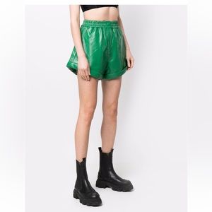 Rotate Vegan Leather Shorts